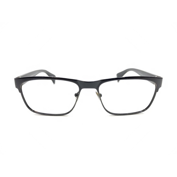 Prada VPR 61P FAD-1O1 Black Silver Eyeglasses Frames 53-16 140 Italy Designer - Picture 6 of 12
